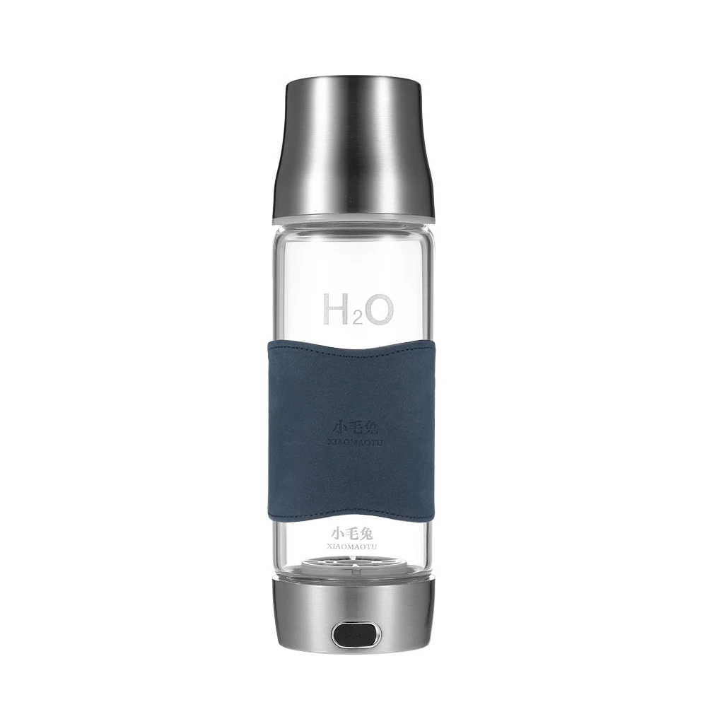 

450ml USB Water Bottles Anti Aging Bottle Intelligent Hydrogen Rich Water Maker Ionizer Generator with Colorful Light Portable