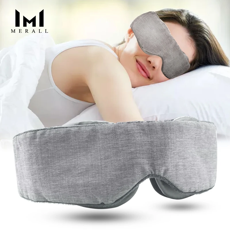 3D маска для сна регулируемая блокирующая легкая накладка на глаза патч дышащая