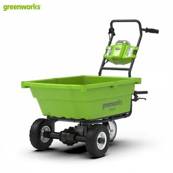 

Garden Carts Greenworks 7400007 G40GC wheelbarrow cargo Supplies Home wheelbarrows cart handcart