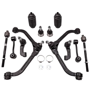 

Left + Right Front Upper Control Arms & Lower Ball Joints Sway Bar For Jeep Liberty 2002-2004 ES3175 ES3176 EV402