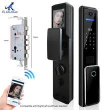 

Camera Capture Biometrick Smart Fingerprint Lock Automatic Access Control Electronic Door Lock For Family and Company 13.56MHZ