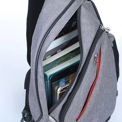 Shoulder Crossbody Bag Men's Burglar Men Female Large Capacity Man's Chest Bag Casual