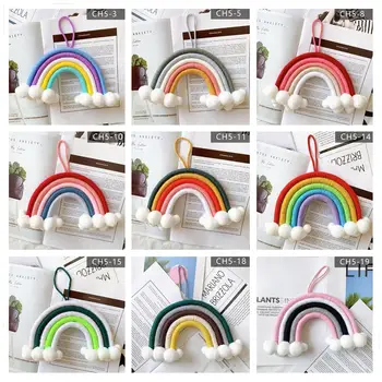 

Nordic Kids Nursery Room Decor Felt Rainbow Cloud Hanging Decor Scandinavian Handmade Children Baby Girl Room Hanging Wall Decor