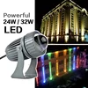 24W 32W Outdoor LED Spotlights Gardon Yard Landscape Lighting 220V Red Green Blue Wall light IP67 Waterproof Wall lights 1