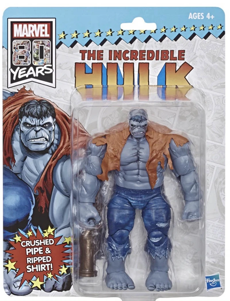 Подлинный Marvel Legend 10th anniversary серый гигантский ПВХ экшн детские куклы