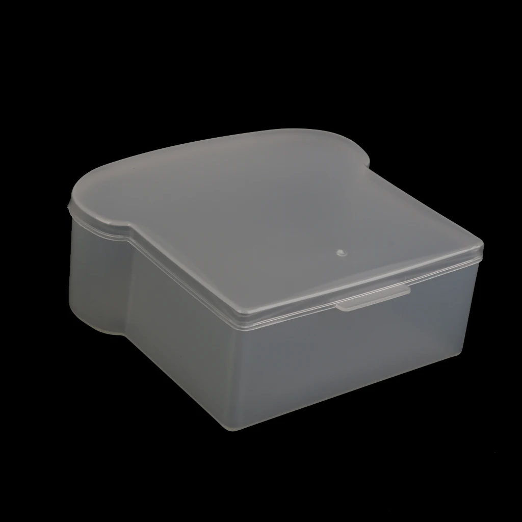  Cake Cookie Sandwich Bread Container Sandwich Box Keeper White Sandwich Container for School or Office