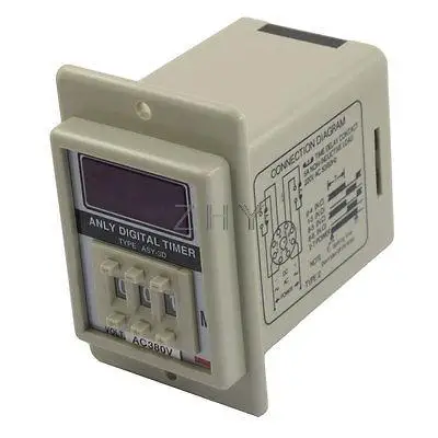

ASY-3D AC 380V 1M-999M Digital Timer Programmable Time Relay