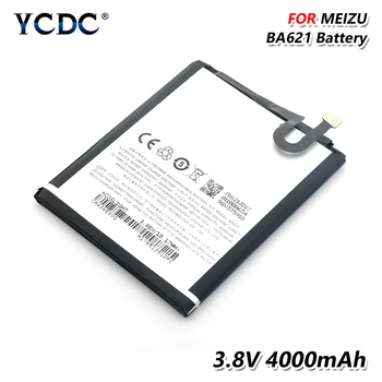 

BA621 Li-ion Lithium Battery For Meizu M5 Note(Note 5) 3.85V 4000mAh Phone Battery Replace BA621 Cellphone Battery With Row Line