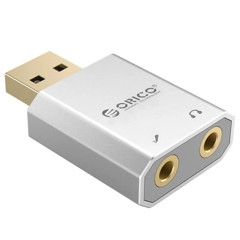 Orico USB External Sound Card Converter Desktop Computer Notebook External Headphones Sound Card Free Drive