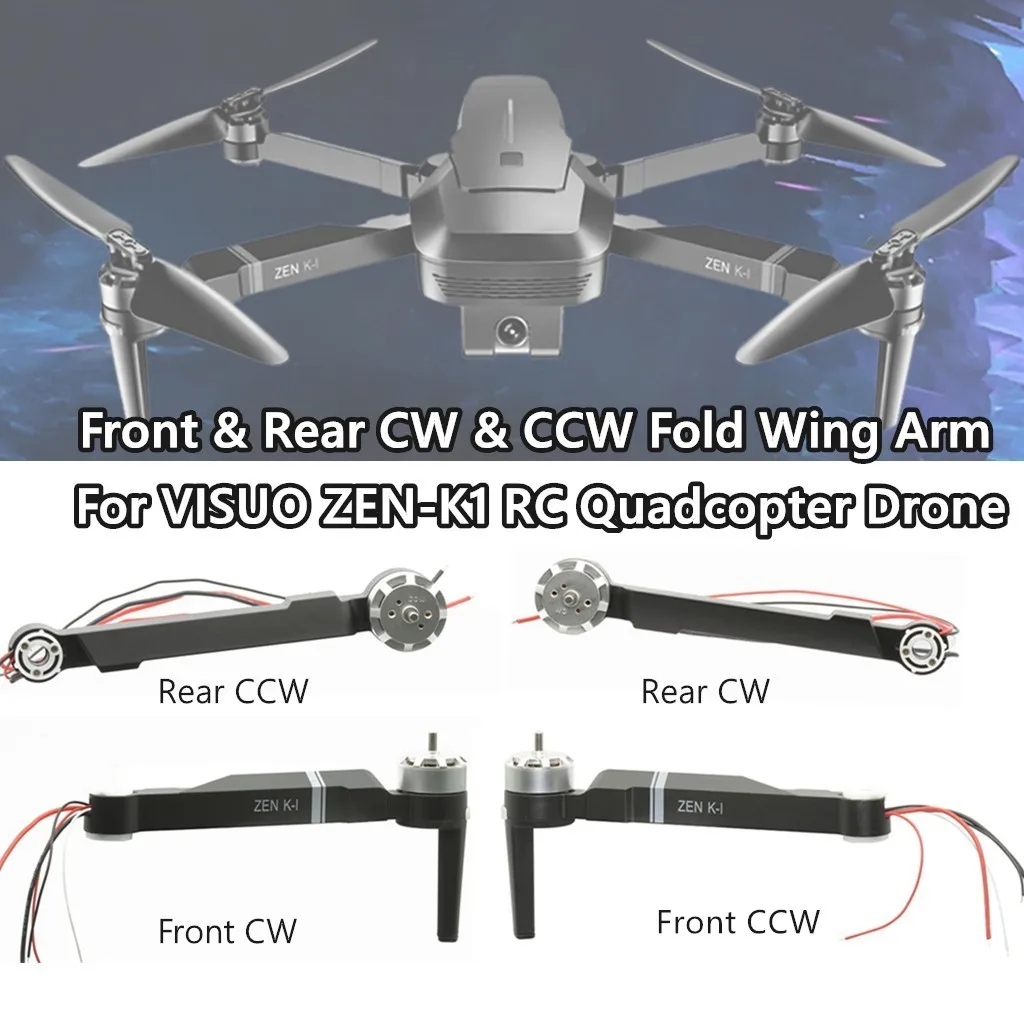 Дрон передний и задний CW & CCW складной рычаг крыла для VISUO ZEN K1 RC Quadcopter Drone