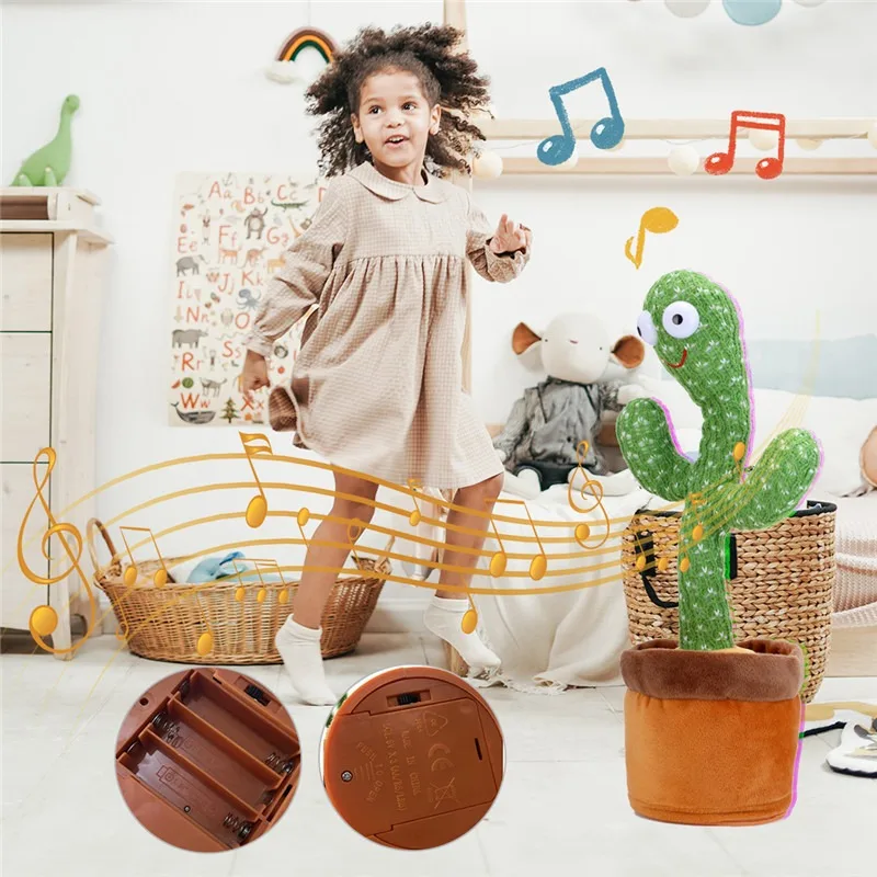 singing & dancing stuffed plant toy