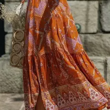 Юбка с бахромой и эластичной резинкой на талии