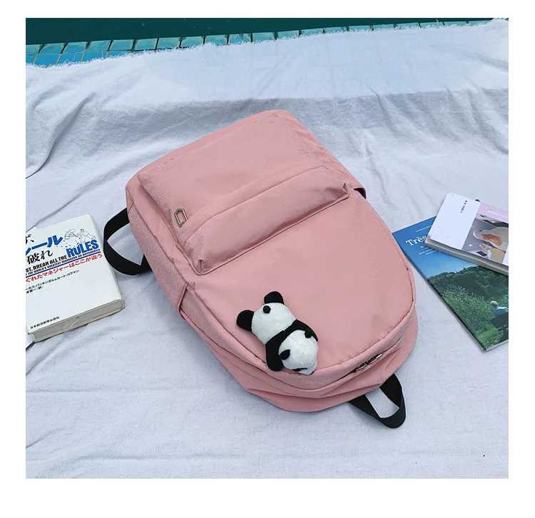 Waterproof School Backpack Durable Nylon Girl's Schoolbag Satchel for Teenagers Student's Backpack Primary School Book Bags 4849
