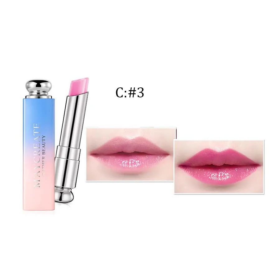 

Beauty Bright Crystal Jelly Lipstick Magic Temperature Change Color Lip 023