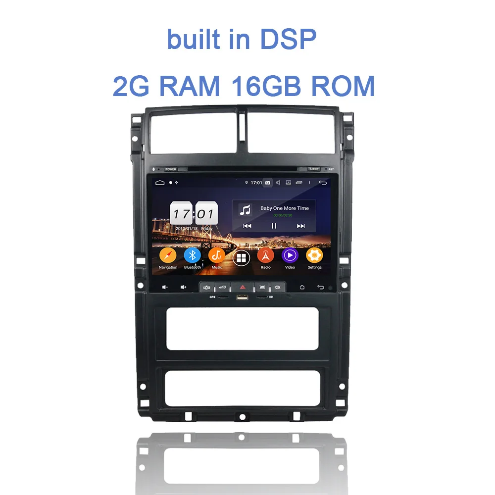 2G RAM 16G ROM PX6 " DSP Android 9,0 4 Гб ОЗУ+ 64 ГБ+ 8 ядерный автомобильный DVD радио плеер gps ГЛОНАСС карта RDS радио wifi Bluetooth 4,2 для PEUGEOT PG 405 - Цвет: 2G RAM 16G ROM
