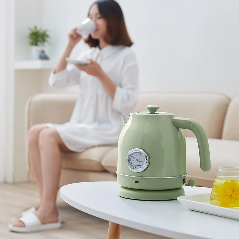 Xiaomi Mijia Ocooker Электрический чайник импорт контроль температуры 1.7л большой емкости с часами дисплей для дома