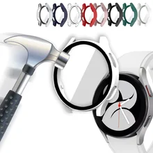 

Case for Samsung Galaxy Watch 4 40mm 44mm Screen Protector All-Around PC Anti-Scratch Bumper Cover for Galaxy Watch 4 classic 44