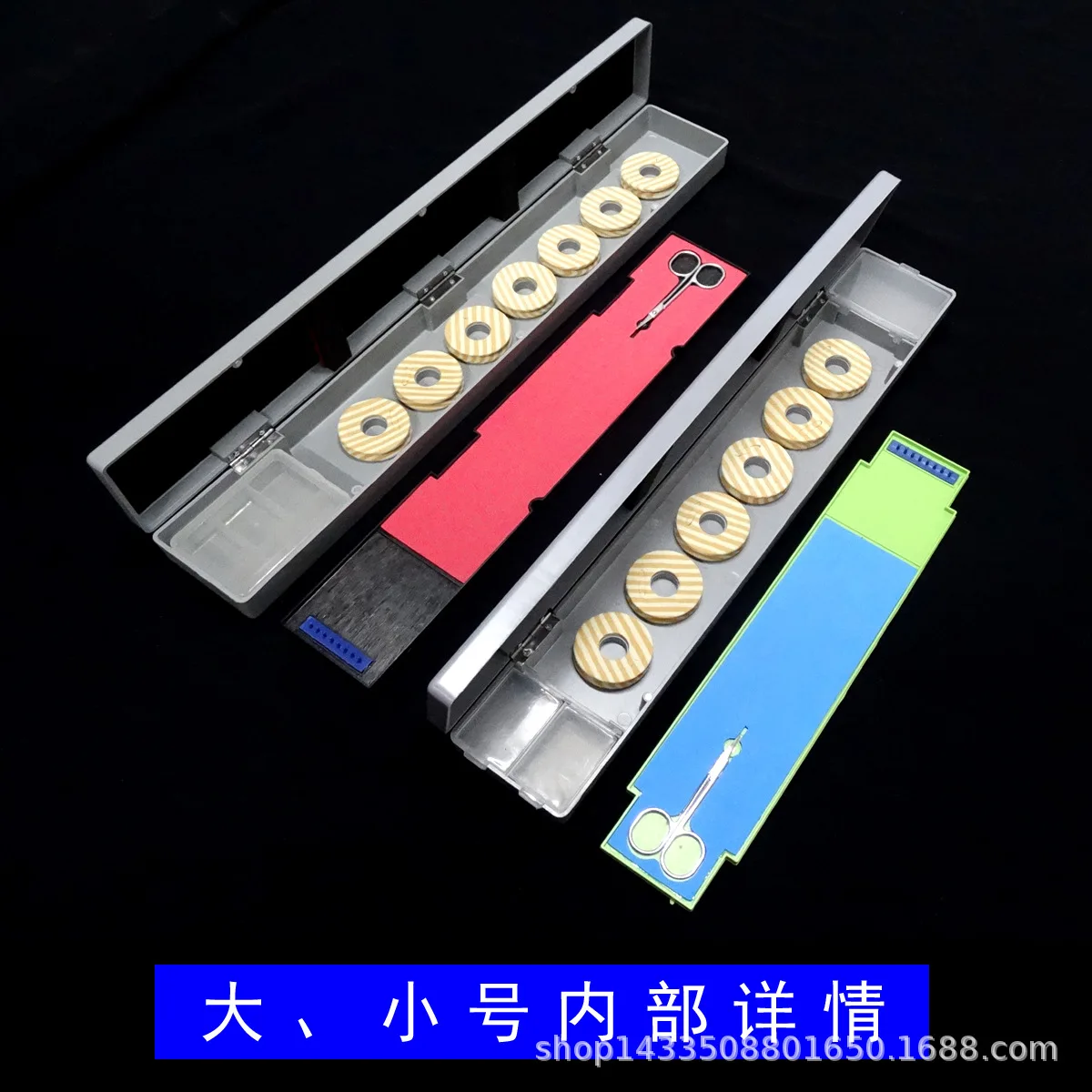 Multi-functional Faux Aluminum Float Kit Multi-Purpose Fishing Tackles Mainline Fishing Box Floating Box Fishnet Fishing Gear Cu