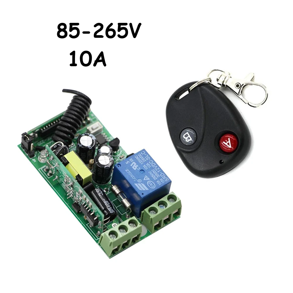 

85-265V 1CH RF Wireless Remote Control Switch For LED Stairs Ceiling Light