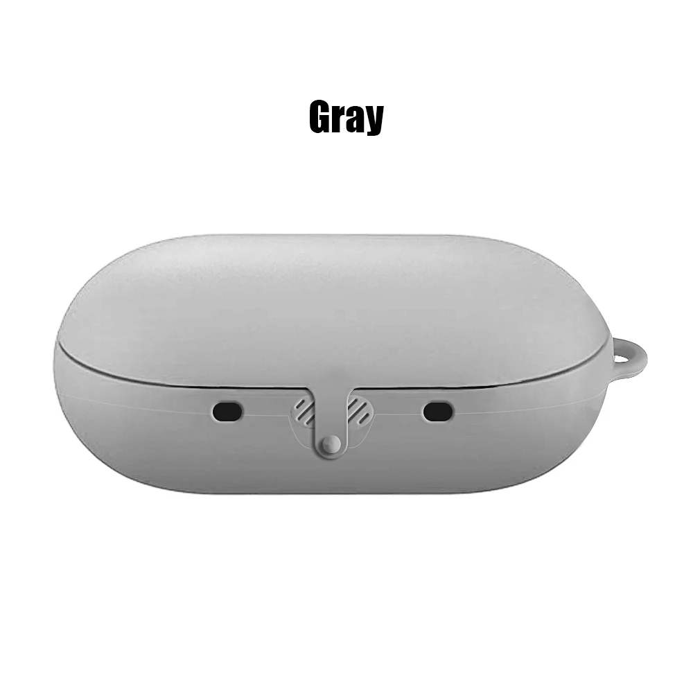 gray 1 шт Цветной силиконовый чехол для наушников, защитный чехол для samsung gear iconx, аксессуары для наушников - Цвет: gray