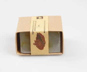 

customized brand logo printed cardboard paper folding soap packaging box ---PX1037