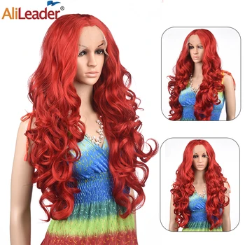 

Alileader Favourite Lace Wig Natural Wigs Front Lace 16 20 24 26 28 Inch Synthetic Lace Front Wig Colourful Fake Hairs Style