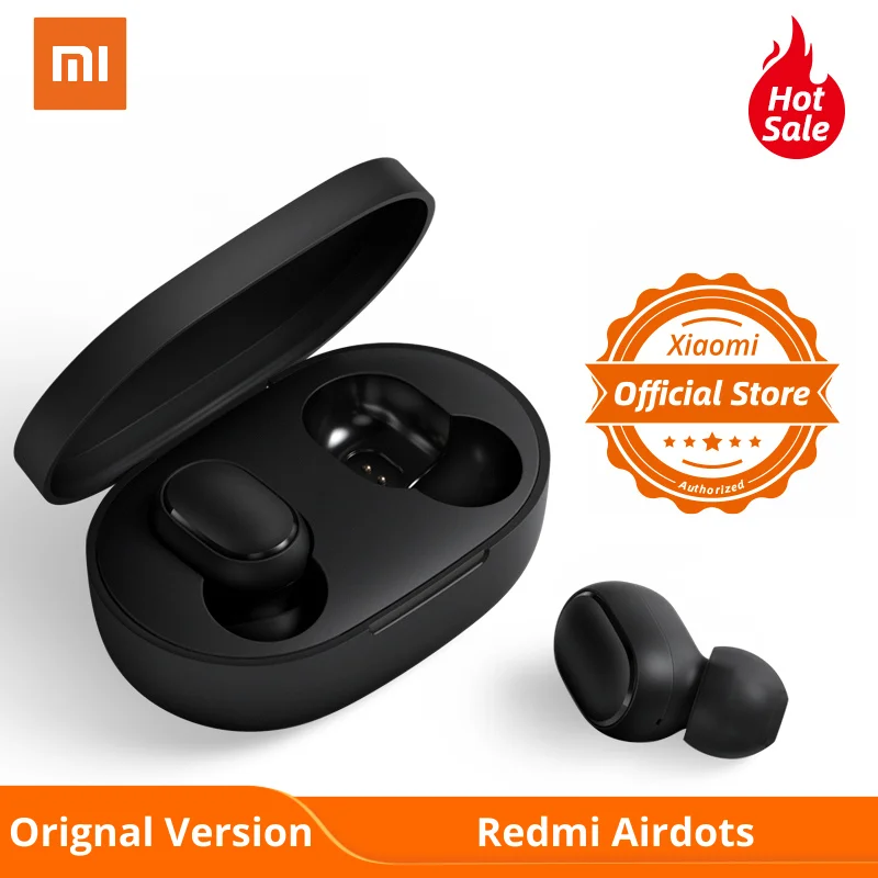 Xiaomi Redmi Airdots наушники беспрводные TWS Bluetooth 5 0 Оригинальная версия In Ear настоящие