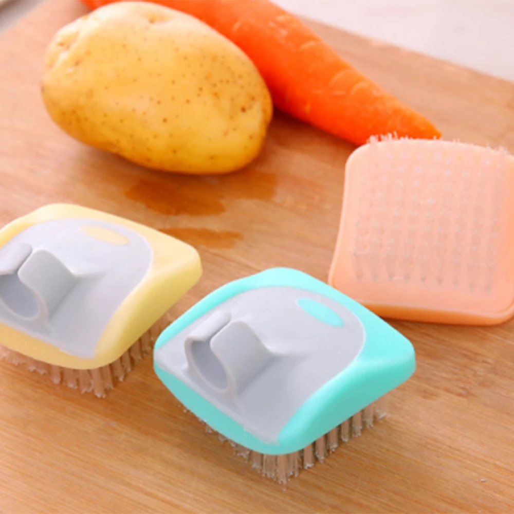 Fruits Vegetables Cleaning Brush Fingers Protection Potato Radish Cleaning Brushes For Kitchen#05