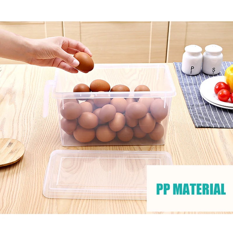 Kitchen Food Storage Container Case Refrigerator Crisper Box with Handle Multifunctional BJStore