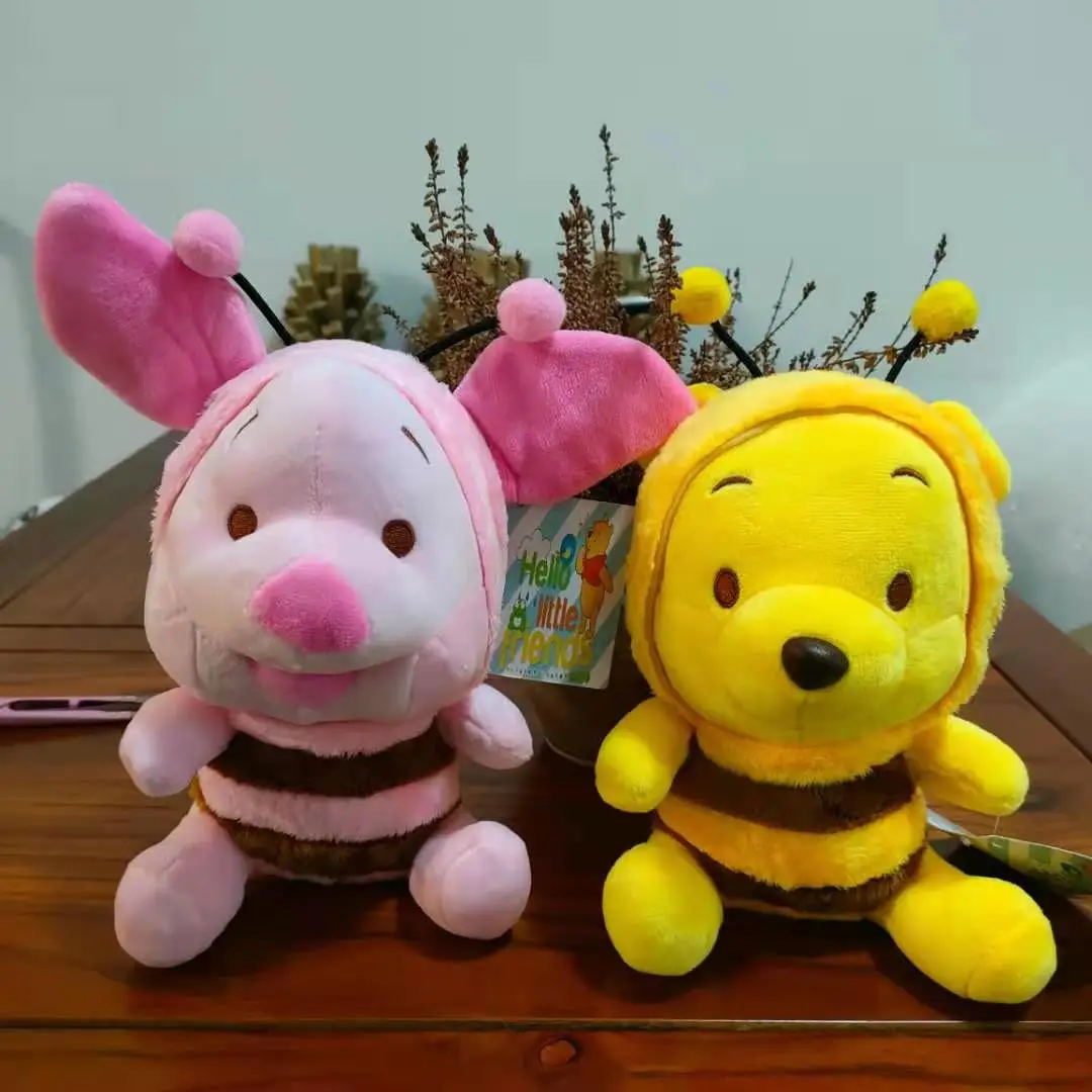 Disney Pooh Bear Piglet Bees Cospaly Plush Toy Cartoon Stuffed Dolls Kawaii Kid Gift | Игрушки и хобби