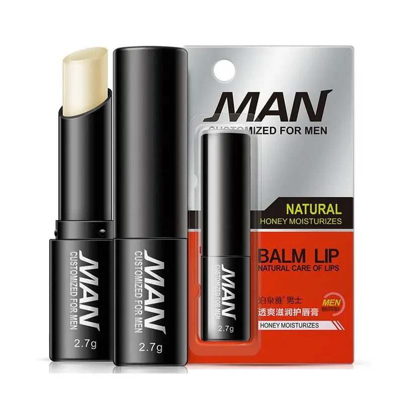 

Men Lip Balm Moisturizing Long Lasting Anti-chapped Lips Care Refreshing Moist Lip Cream Reduce Fine Lines Lip Balm For Man