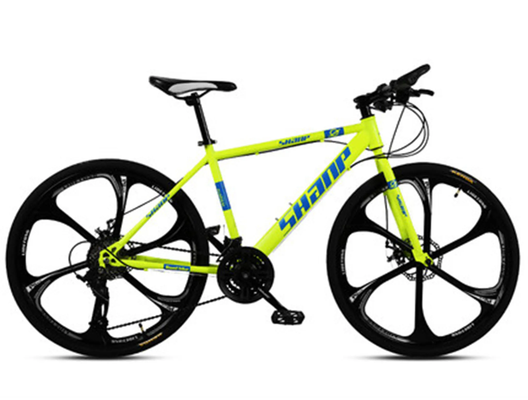 24/26 Inch Off-Road Mountain Bike 21-Speed Male Female Adult Shock Absorption Ultra-Light Six-Knife Bike