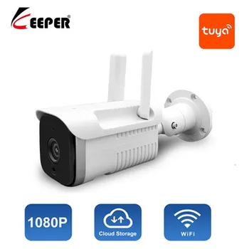 

keeper tuya 1080P 2.4GHz Wifi IP Security Camera with Two Way Audio Motion Detection Alarm Night Vision Supports Cloud Storage