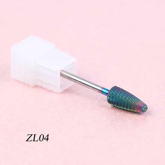 Фрезер для ногтей, сверлильный биты керамический, твердосплавный алмаз Фрезер для маникюра и педикюра, Электрический Фрезер для ногтей, фрезер для сверла гель для снятия аксессуаров TRZL01-25 - Цвет: ZL04