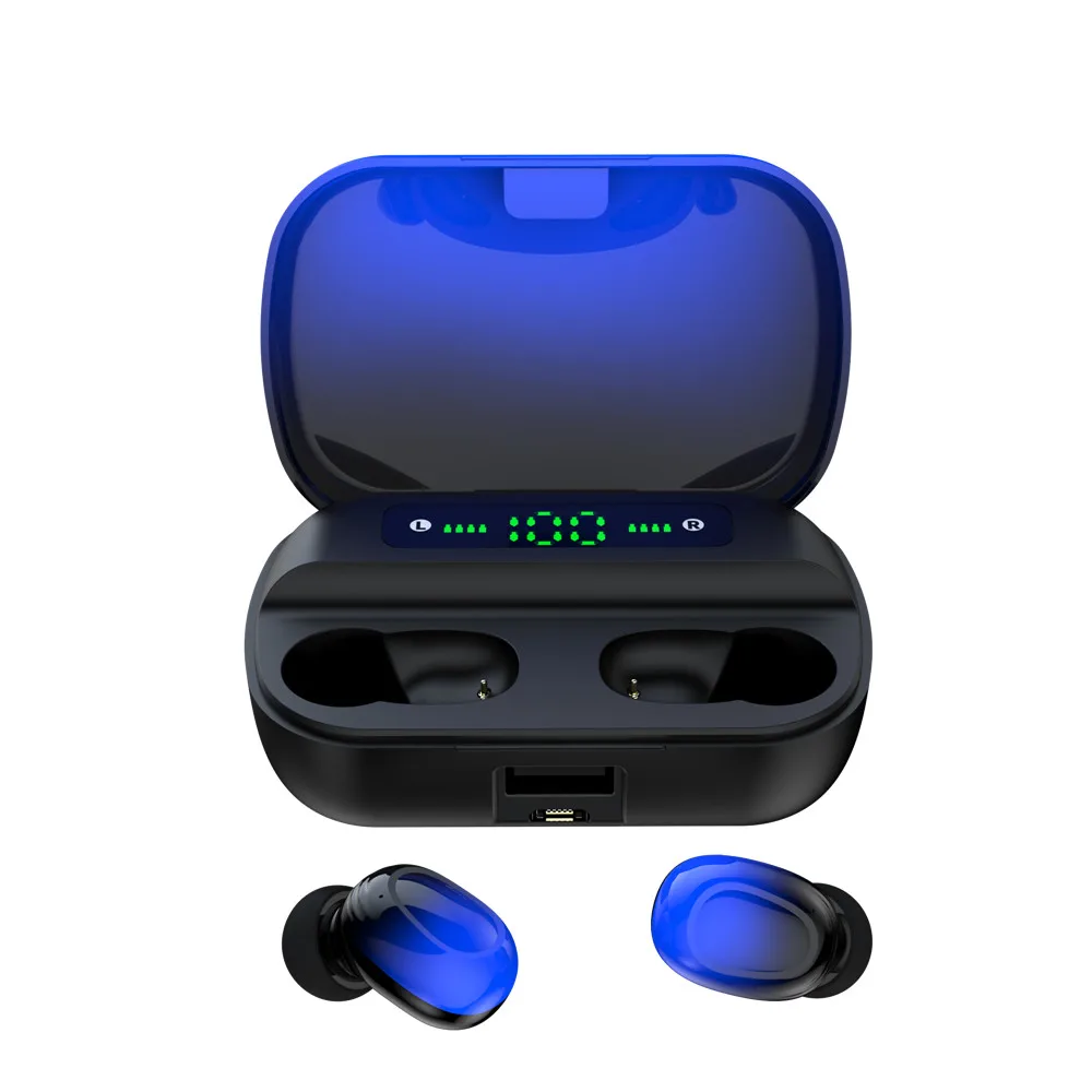 TWS Q61 Беспроводные Bluetooth 5,0 наушники IPX7 водонепроницаемые наушники 3500 мАч зарядный чехол 9D стерео гарнитура светодиодный дисплей Q82 Q32S