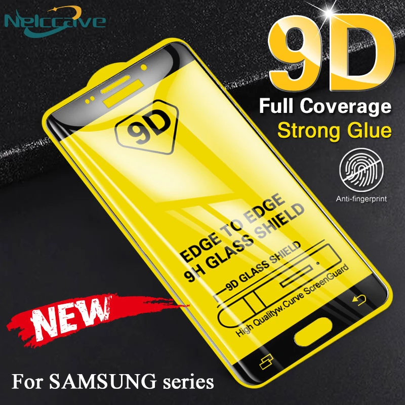 500 Pieces 9D Curved Full Coverage Tempered Glass For Samsung J7 Pro 2017 J250 J260 J3 2016 J2 J5 Prime Screen Protector Film | Мобильные