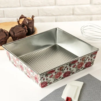

Baking dish "Square. Rosary", 24x6 cm