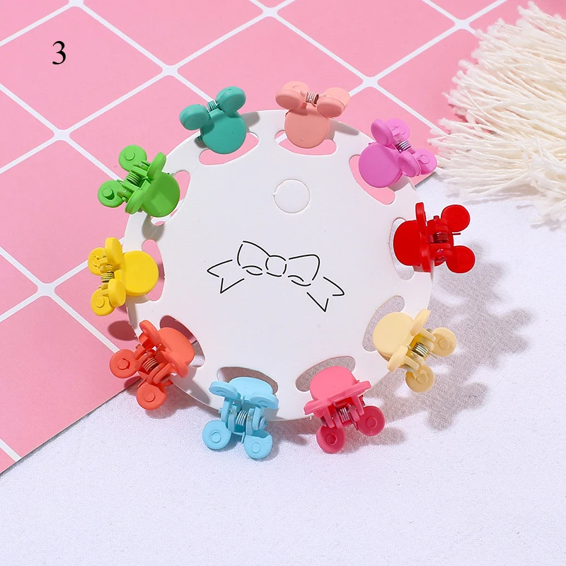 knot hair band 10pcs/pack Small Hair Claw Clips for Kids Girls Coloful Mini Crab Hairclip Clamp DIY Hair Styling Barrettes Hair Accessories hair accessories for brides