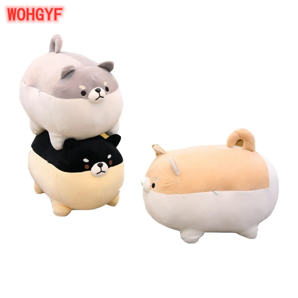 50cm Cute Fat Shiba Inu Dog Plush Toy Stuffed Soft Kawaii Animals Cartoon Pillow