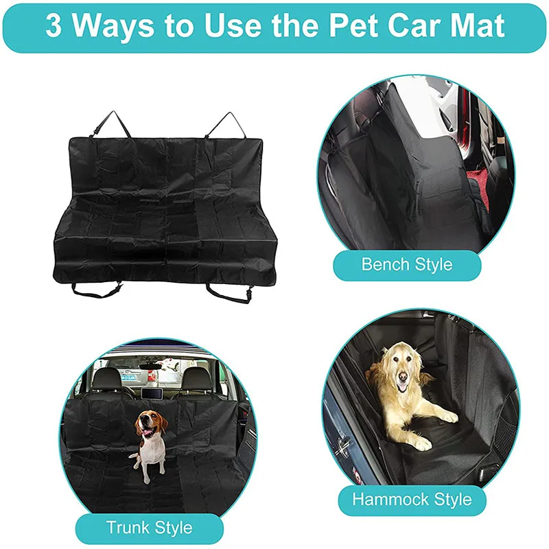 Pet Accessories Car Seat Cover Pet Cargo Cover Dog Seat Cover Dog Car Seat Pet Supplies Pet Mat Blanket Dog Car Seat Cover Waterproof Pet Carrier For Dogs Cat Travel Mat Car Protector Blanket Safety Transportation