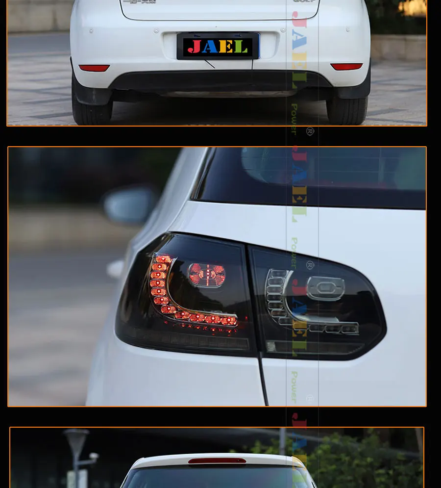 Светодиодный задний фонарь-светильник s Чехол для Golf 6 Golf6 MK6 обновление до R20 Тип светодиодный задний фонарь светодиодный сигнальный светильник