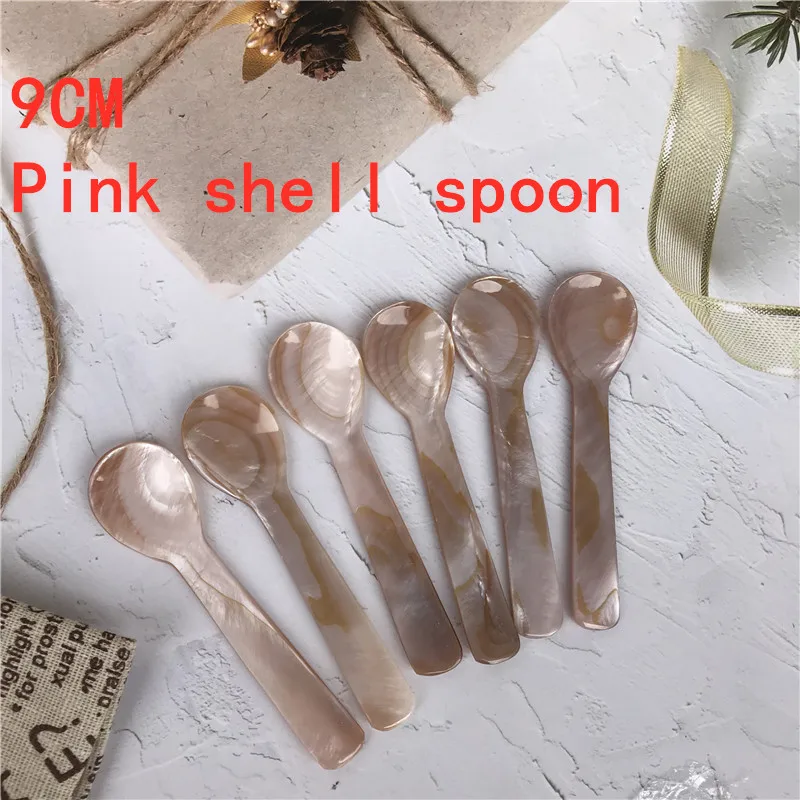 Ложка Из ракушки глубоководных ложка из набор посуды для дома ложкой кухни