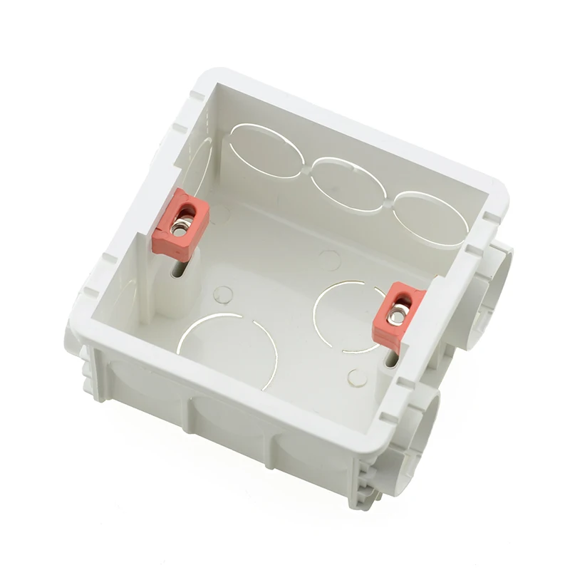 Mounting Box Atlectric HDMI HD мультимедийный ТВ порт USB ПК компьютерный порт данных настенная розетка Ретро Пластиковая Золотая Панель розетка - Тип: Mounting Box
