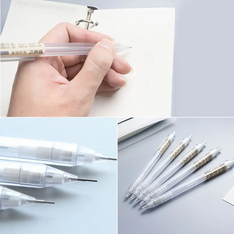 Automatic Pencils Matte Plastic Students School Drawing 0.5MM Cute Mechanical Writing Tool Stationery Children Kawaii