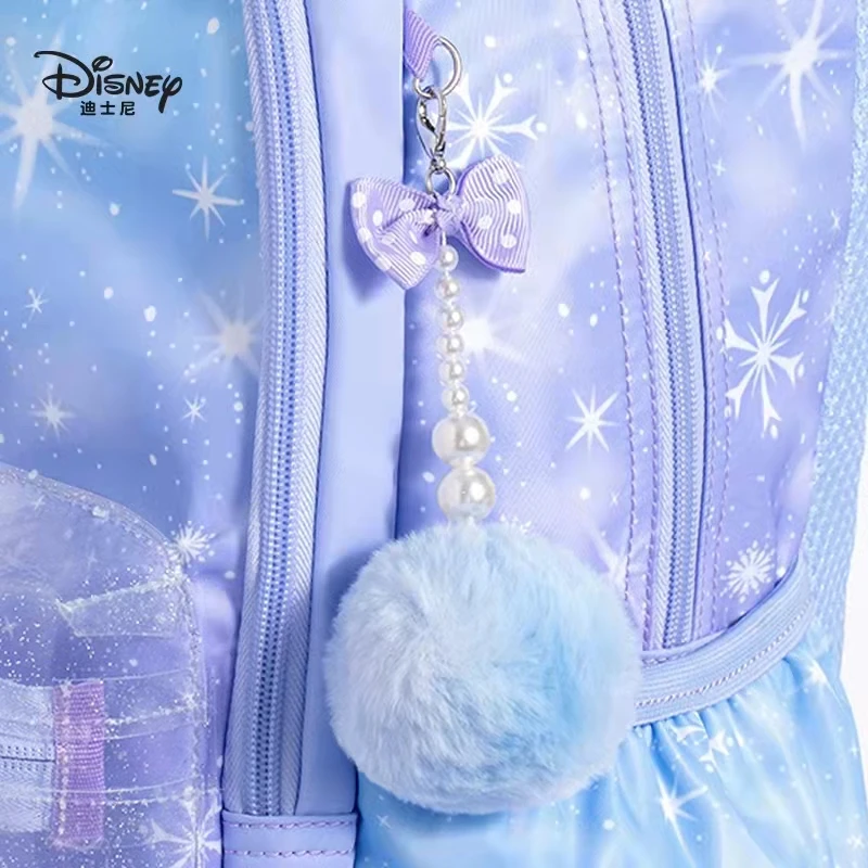 Disney Frozen School Bag For Girls Elas Anna Primary Middle Student Shoulder Causal Orthopedic Backpack Super Light Grade 1-6