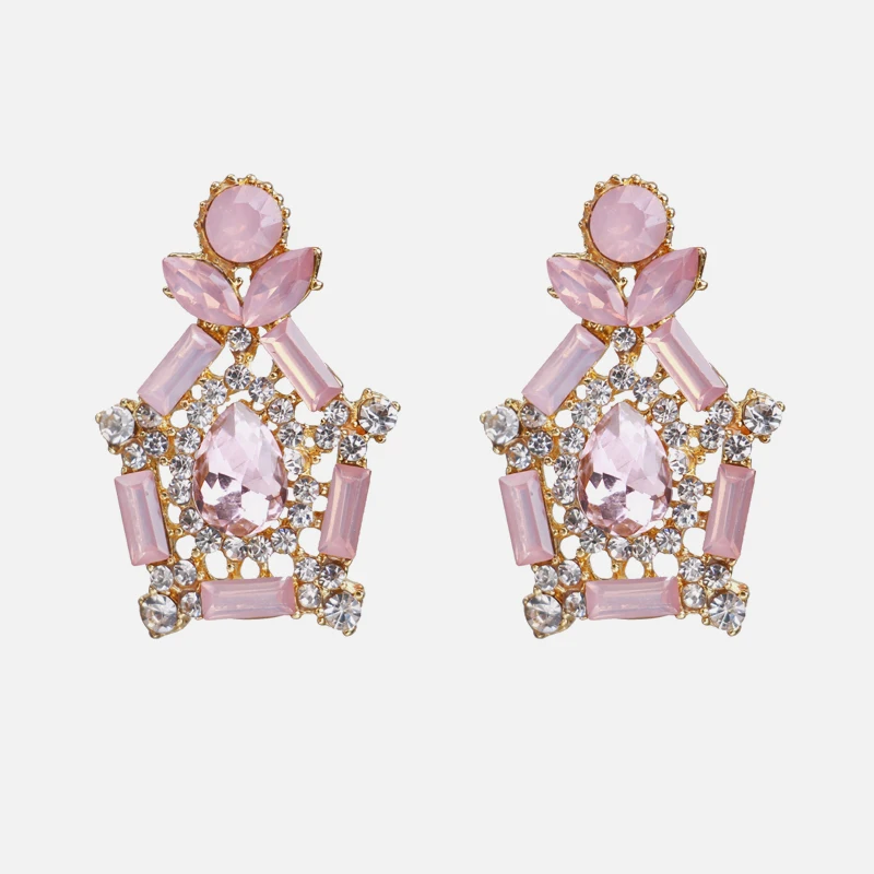Bestessy Za новые модные розовые полимерные серьги-подвески с кисточками для женщин и девушек свадебное украшение болтающееся эффектное серьги