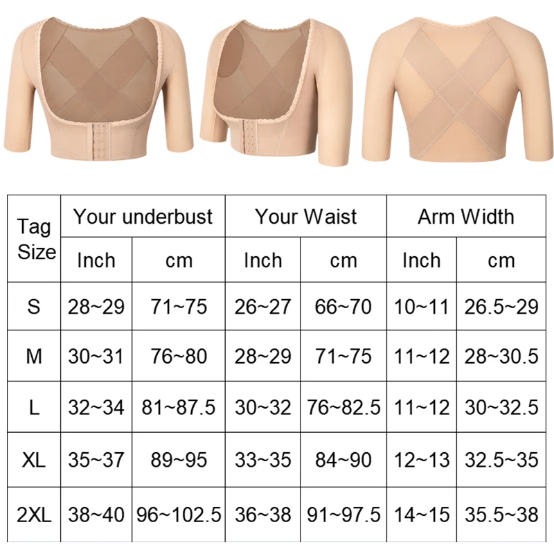 shapewear for women Women Top Shapewear Corset Underbust Push Up Lace Sleeve Underwear Slimming Body Shaper Arm Shapers Back Support Corrector shapewear underwear