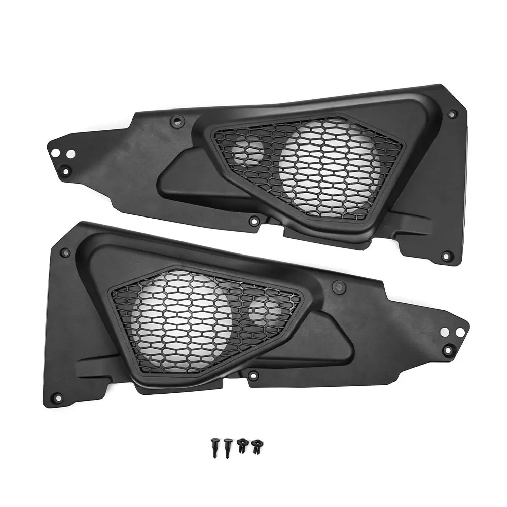 KEMiMOTO UTV двери Динамик Pod для Polaris RZR XP 4 1000/Turbo 900 XC S/4 900 1000 - Цвет: door speaker black