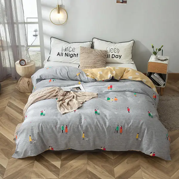 

Quality 100% Cotton Bed Set Duvet Cover Quilt/Comforter Cover 1 Pcs King Full Twin Queen Edredon 160*210/180*220/200*230/220*240