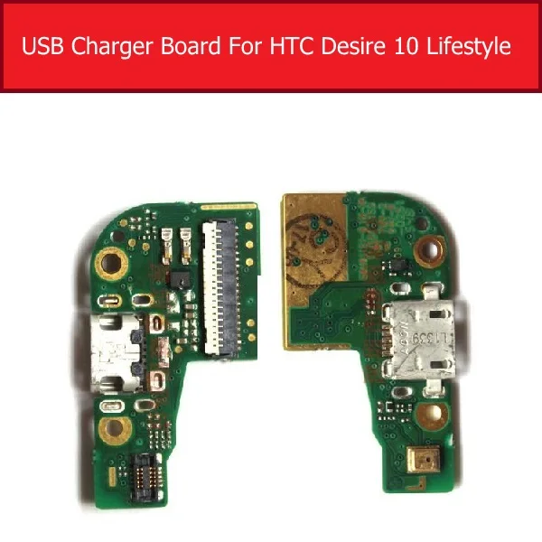 Плата для зарядного устройства usb для htc Desire 10 lifety 825 10U usb разъем для зарядки разъем плата гибкий кабель ремонт телефона Replecement